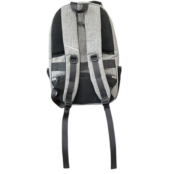 OPack Grey Laptop Backpack USB Port RFID Anti Theft Travel School Bag - Picture 6 of 9